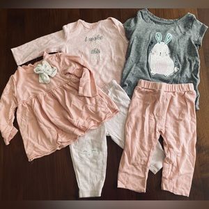 5 piece Baby girl bundle